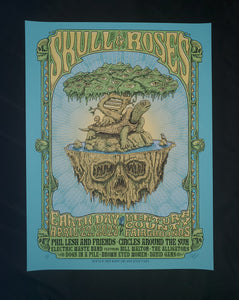 Skull & Roses Festival Earth Day Poster AP
