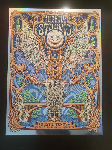 Slightly Stoopid Austin 2024 Show Foil AP Poster