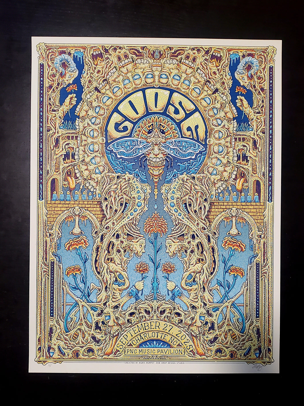 Goose Charlotte, NC 9/27/25 White Wash AP Poster