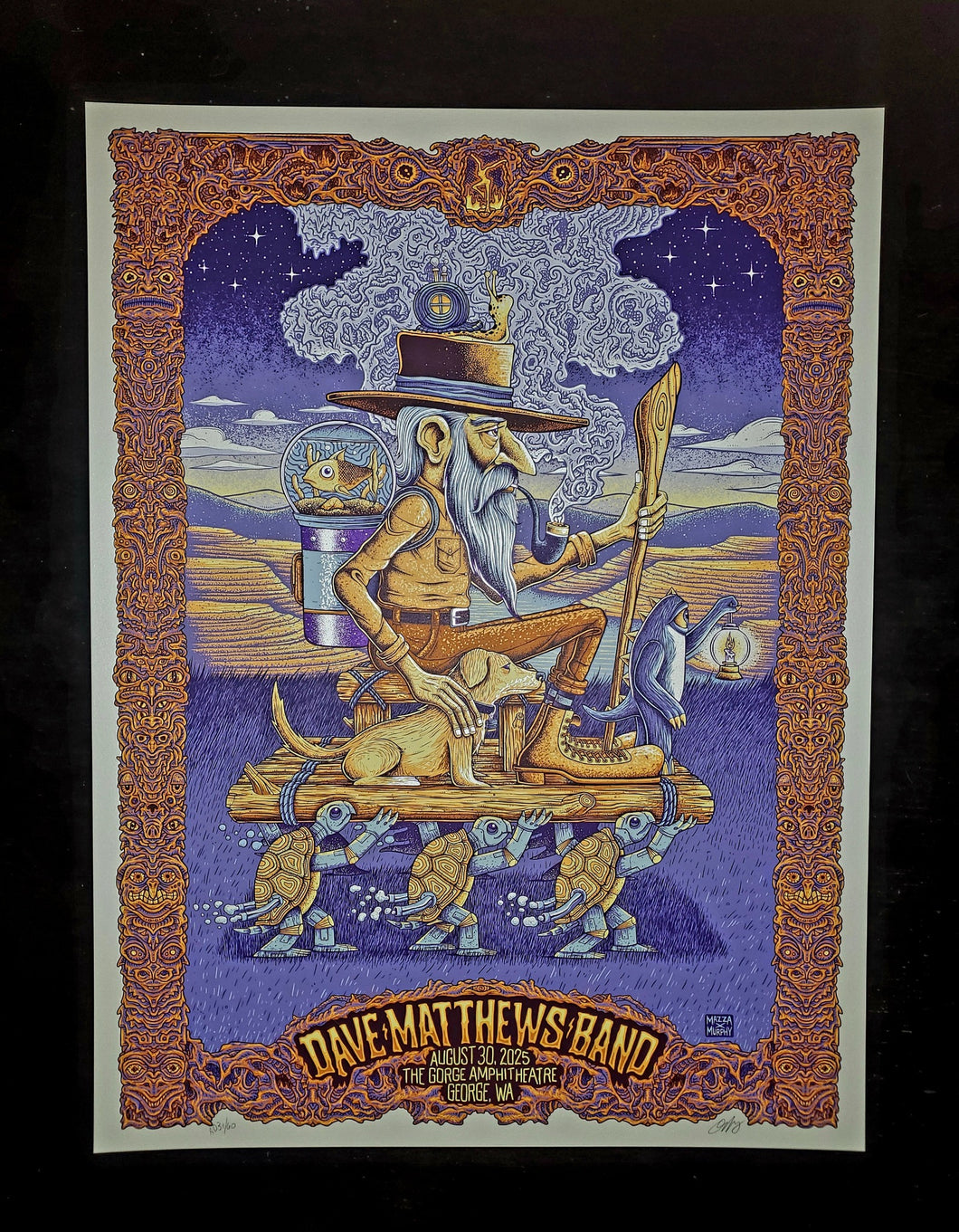 Dave Matthews Band Gorge w/ Mazza Metallic paper