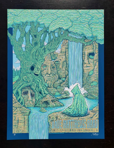 Dave Matthews Band Cuyahoga Falls AP Show Foil poster