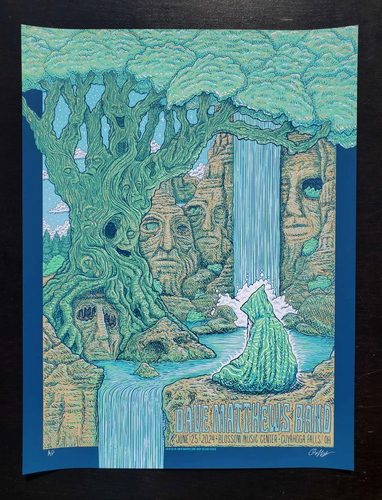 Dave Matthews Band Cuyahoga Falls AP poster