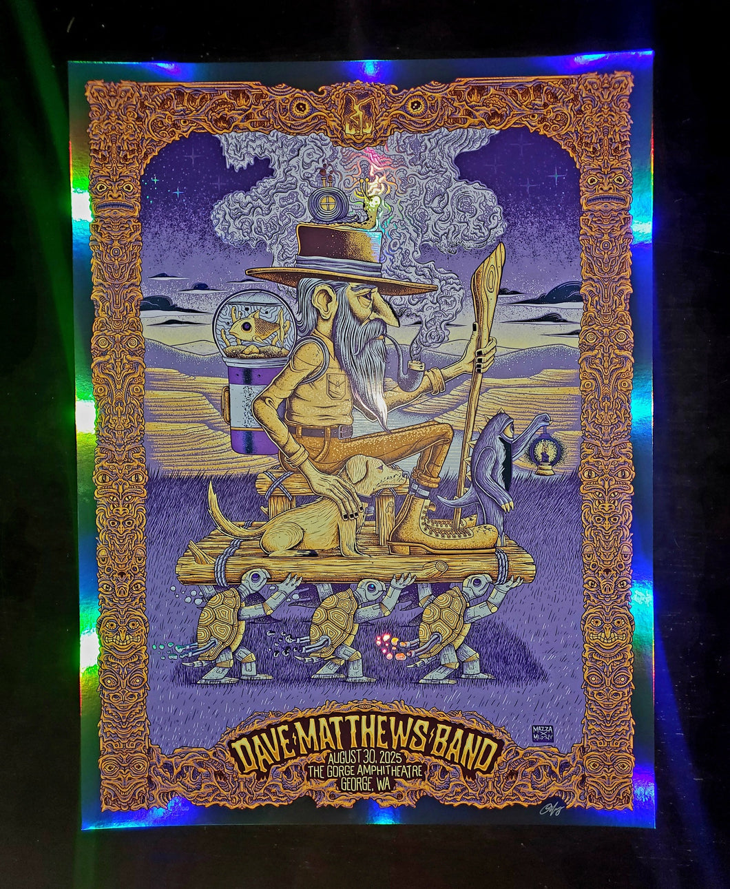Dave Matthews Band Gorge w/ Mazza Rainbow Foil AP