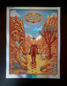 Dead and Co Sphere 7/5 AP Rainbow Foil poster