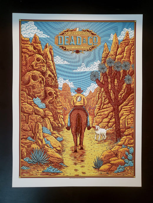 Dead and Co Sphere 7/5 AP poster