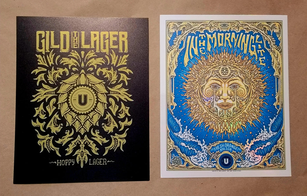 Union Craft Beer Art Foil Set Halloween 2025