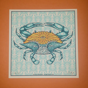 ODDS-Crab 8x8 Mini Screen Print