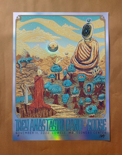 Trey Anastasio Band/ Goose Lowell, MA Poster - Foil AP